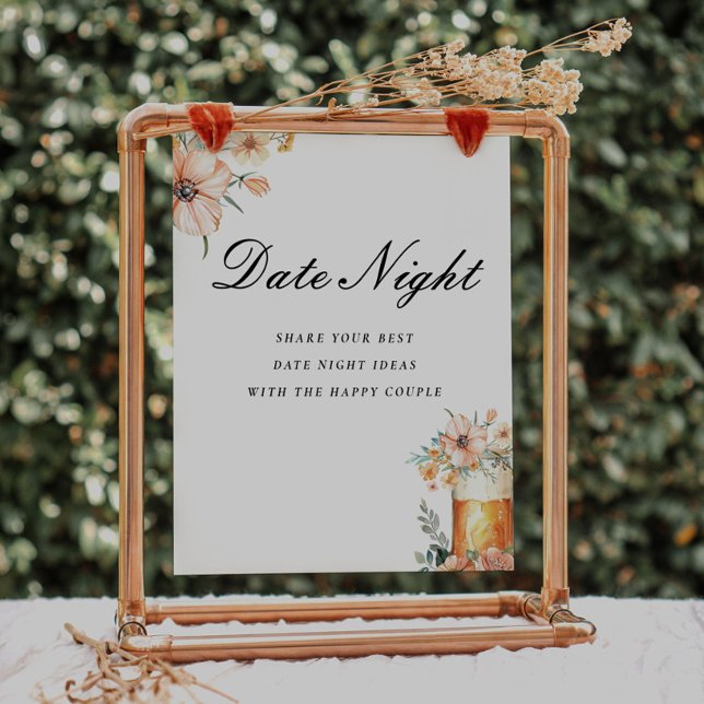 Date Night Love is Brewing Bridal Shower Sign (Creator Uploaded)