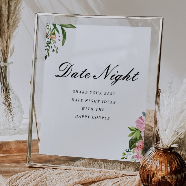 Date Night Mexican Margarita Bridal Shower Sign (Creator Uploaded)