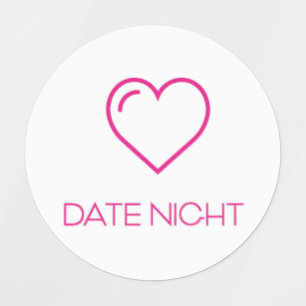Date Night Planner / Organiser Sticker / Labels