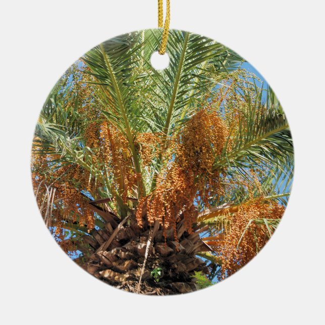 Date palm ceramic tree decoration (Front)