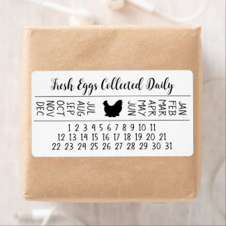 Date The Eggs Were Laid Label