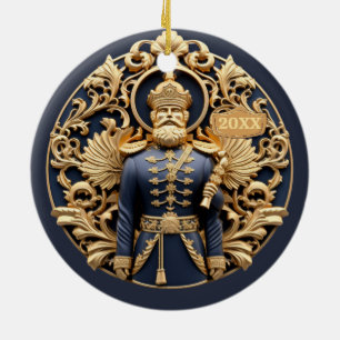 Dated Soldier Christmas Ornament
