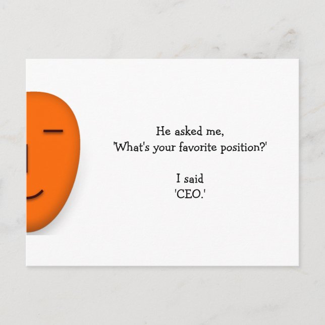 Date's Favourite Position.. - Send a Smile Postcar Postcard (Front)