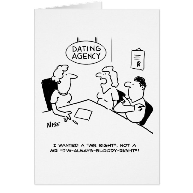 Dating Agency - Mr Right (Front)