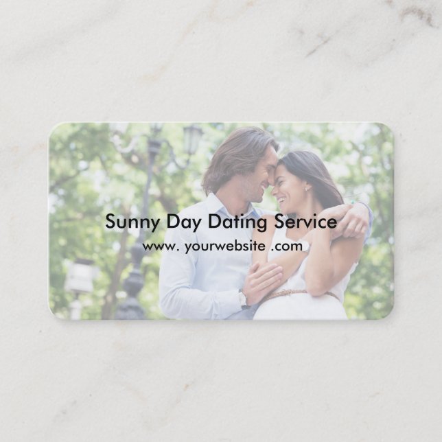 Dating Service Business Card (Front)