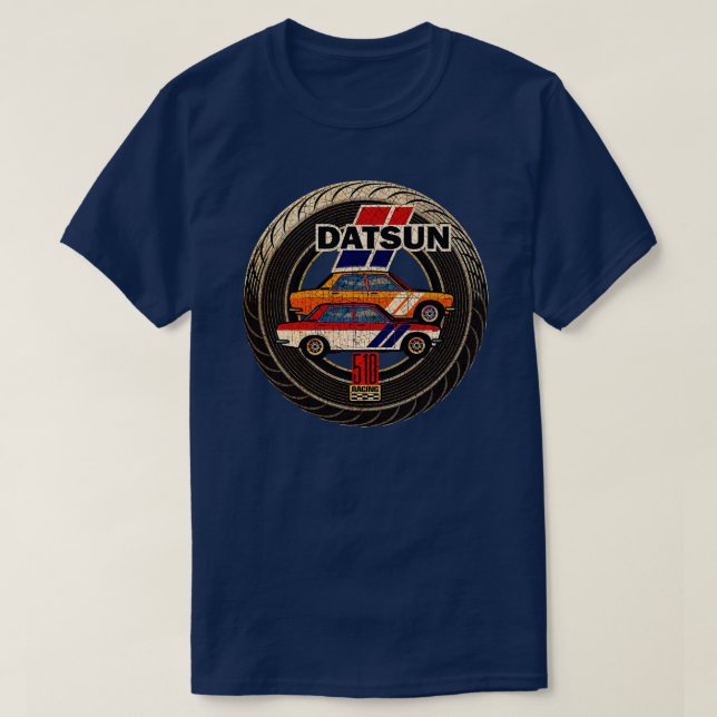 Datsun 510 racing T-Shirt (Design Front)