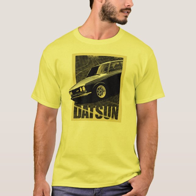 Datsun 510 Yellow T-Shirt (Front)