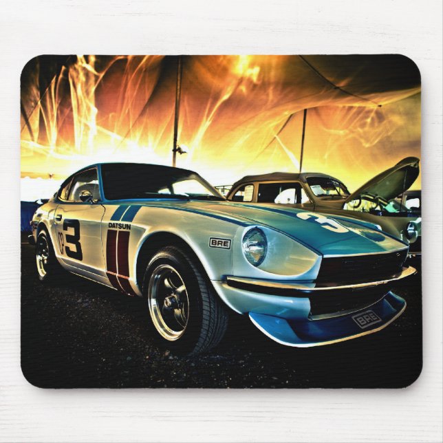 Datsun Z Race car Mouse Pad (Front)