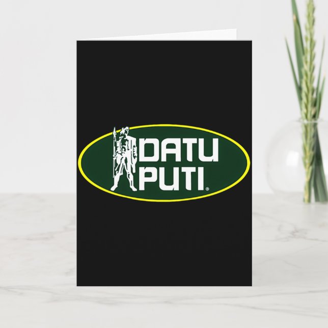 Datu Puti T Shirt  Card (Front)
