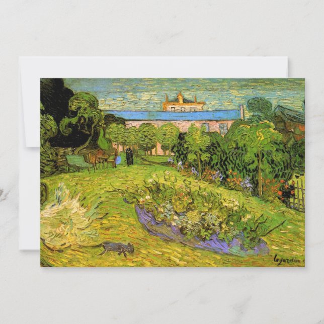 Daubigny's Garden by Vincent van Gogh, Le Jardin (Front)