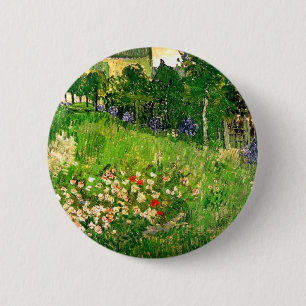 Daubigny's Garden Van Gogh Fine Art 6 Cm Round Badge