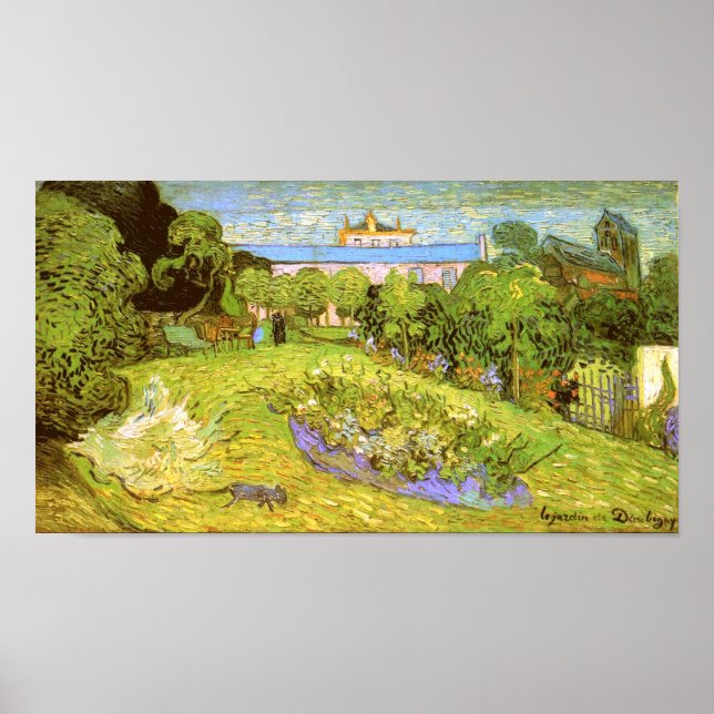 Daubigny's Garden Van Gogh Fine Art Poster (Front)