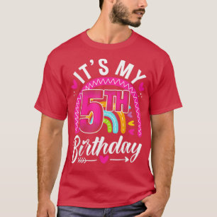 Daughter 5th Birthday for 5 year old girlie T-Shirt