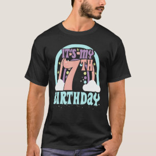 Daughter 7th Birthday For 7 Year Old Girlie T-Shirt
