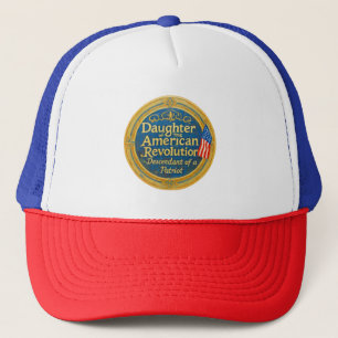 Daughter American Revolution Descendant Patriot Trucker Hat