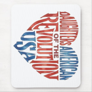 Daughter American Revolution Lineage Ancestry DAR Mouse Pad