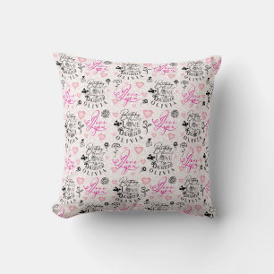 Daughter  Birthday Calligraphy Custom Name  Modern Cushion