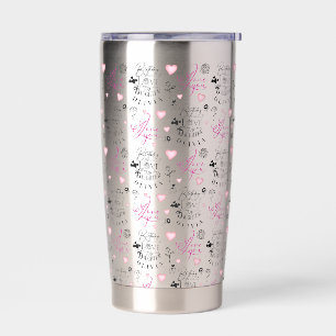 Daughter Birthday Calligraphy Custom Name Modern Insulated Tumbler