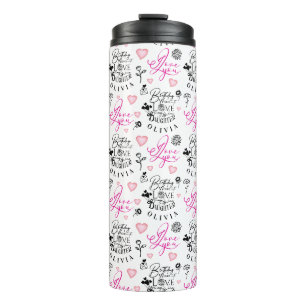 Daughter Birthday Calligraphy Custom Name Modern Thermal Tumbler