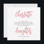 Daughter Birthday Card Poem<br><div class="desc">Embark on a poetic journey with our Daughter's Birthday Card Poem. Experience emotional elegance and turn every moment into a cherished memory. Express your love with verses that celebrate the remarkable person your daughter has become.</div>