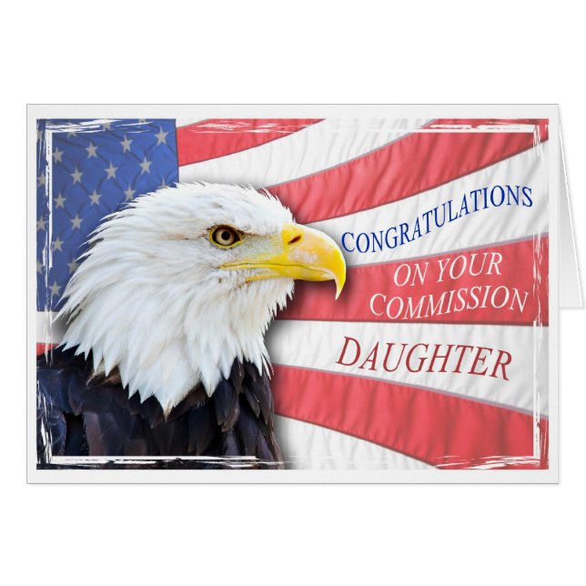 Daughter,commissioning with a bald eagle (Front Horizontal)