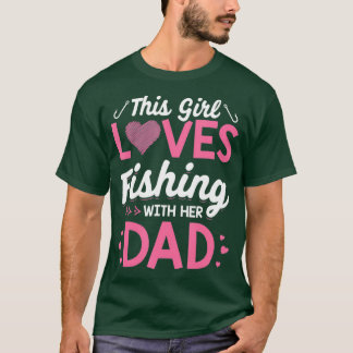 Daughter Fishing  Dad Daughter Matching Fishing T-Shirt