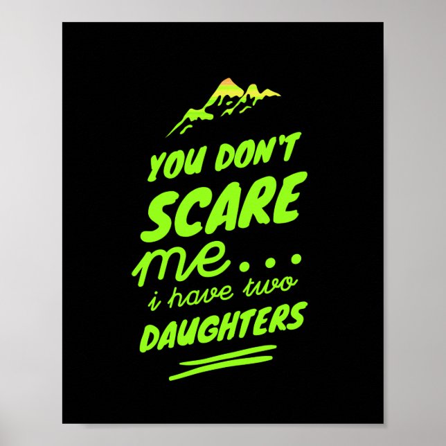 Daughter Funny mothers day gift for mother her mum Poster (Front)