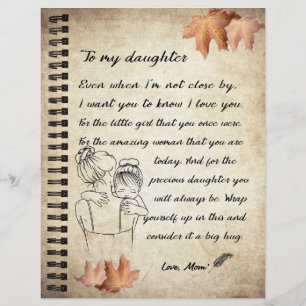 Daughter Gift Letter To My Daughter From Mum Custom Letterhead