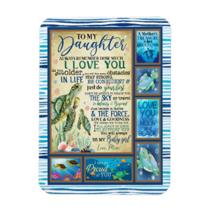 Daughter Gift Letter To My Daughter From Mum Magnet