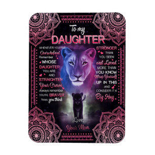 Daughter Gift Letter To My Daughter From Mum Magnet
