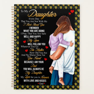 Daughter Gifts Letter To My Daughter From Dad Planner