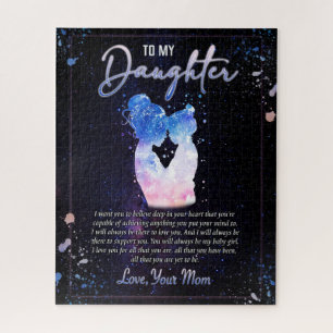 Daughter Gifts Letter To My Daughter From Mum Jigsaw Puzzle