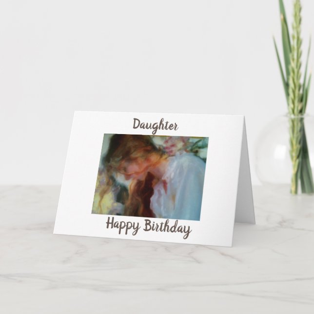 "DAUGHTER" HAPPY **18th** BIRTHDAY** Card (Front)