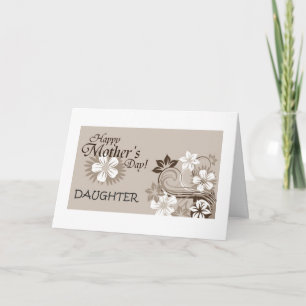 DAUGHTER-HAPPY MOTHER'S DAY CARD
