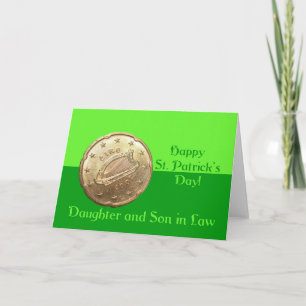 Daughter & Husband Happy St. Patrick's Day Card