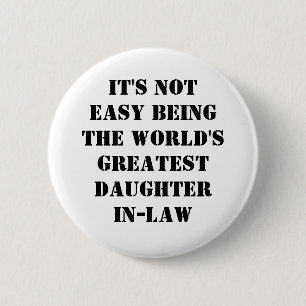 Daughter-In-Law 6 Cm Round Badge