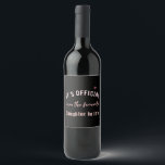 Daughter In Law Birthday Christmas  From Mor Wine Label<br><div class="desc">Daughter In Law Birthday Christmas  From Mor</div>