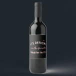 Daughter In Law Birthday Christmas  From Mor Wine Label<br><div class="desc">Daughter In Law Birthday Christmas  From Mor</div>