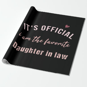 Daughter In Law Birthday Christmas From Mor Wrapping Paper