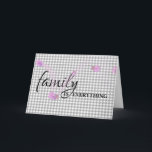 Daughter-in-law Birthday Grey Gingham Card<br><div class="desc">Birthday for daughter-in-law on grey and white gingham background</div>