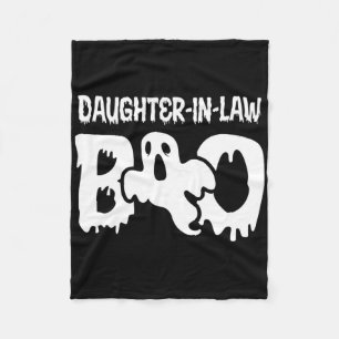 Daughter-in-law Boo Matching Family Halloween  Fleece Blanket