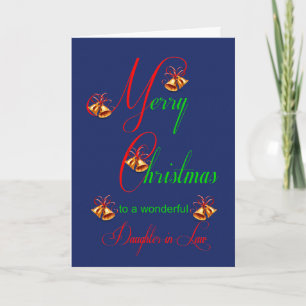 Daughter-in-Law Christmas Bells Holiday Card