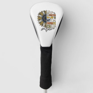 Daughter In Law Favourite Child Sunflower Vintage Golf Head Cover