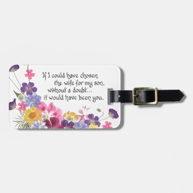 Daughter-in-Law gift Luggage Tag (Front Horizontal)