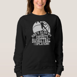 Daughter In Law Is My Favourite Basketball Player  Sweatshirt