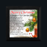 Daughter in Law Poem - Christmas Design Gift Box<br><div class="desc">A great gift for a daughter in law at christmas</div>