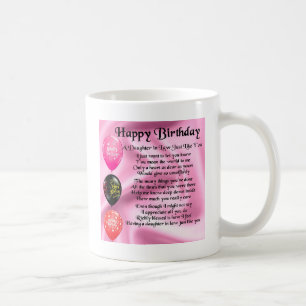 Daughter in Law Poem -  Happy Birthday Coffee Mug