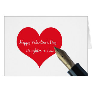 daughter in law Valentine's Card
