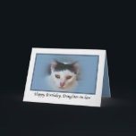 Daughter-in-law's Birthday Card with Cat<br><div class="desc">This lovely cat was photographed on Cedar Key,  Florida.  He makes a terrific cover for a birthday greeting.</div>