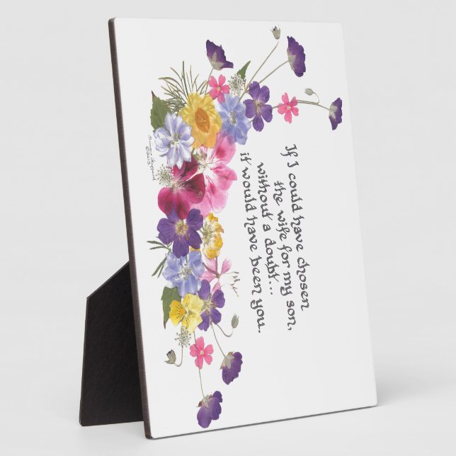 Daughter-inLaw Gifts Plaque (Side)